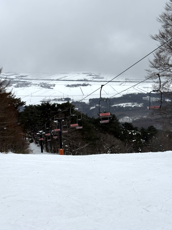 猪苗代町を望む